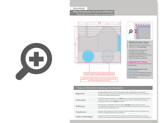 Product Bild wrap_verpackung_mit_automatikboden_(durchmesser_6_5_cm_-_h__he_13_1_cm)_einseitig_bedruckt_4_0-farbig